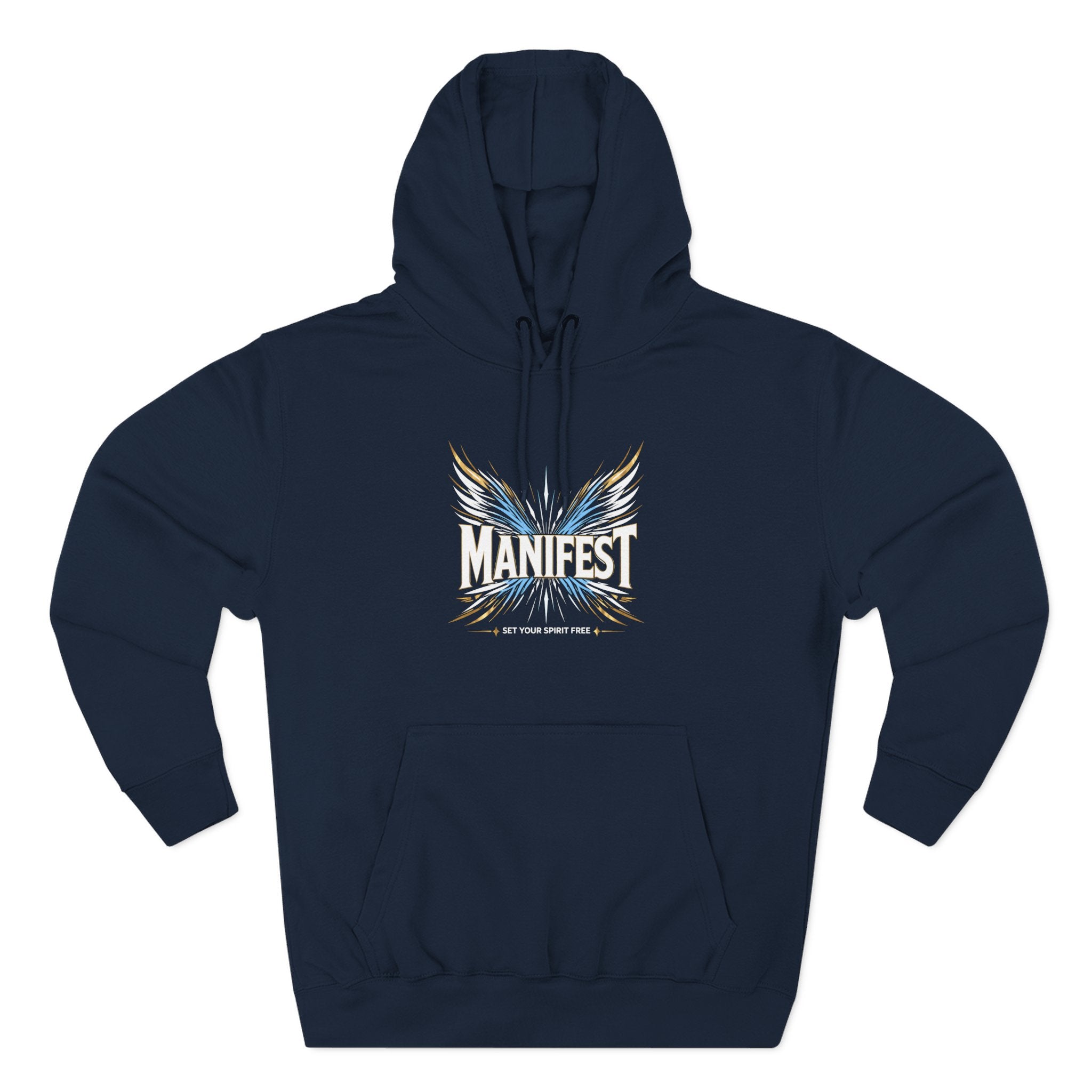 Angel Wings Cross Hoodie | Manifest - Set your sprit free Hoodie
