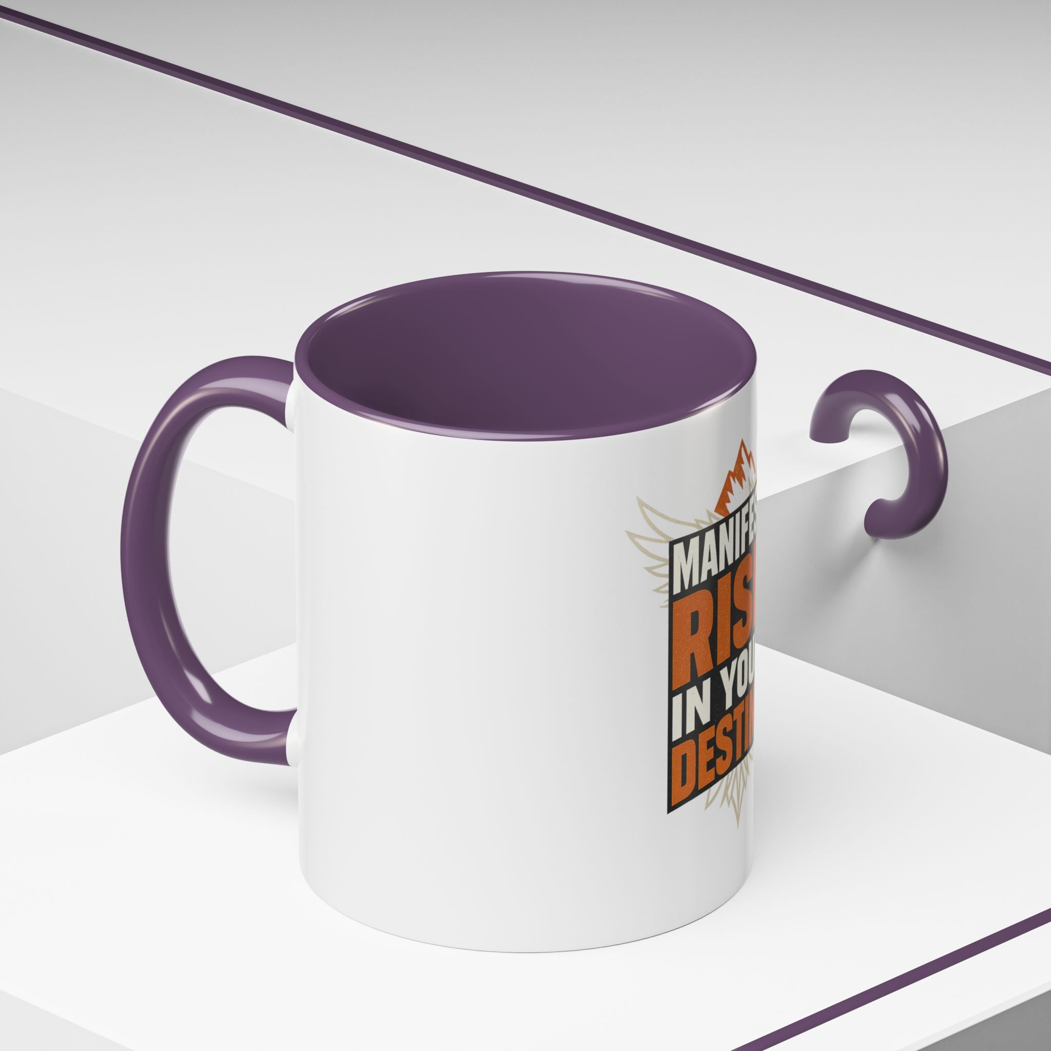 Manifest Rise In Your Destiny Mug | Motivational Coffee Cup