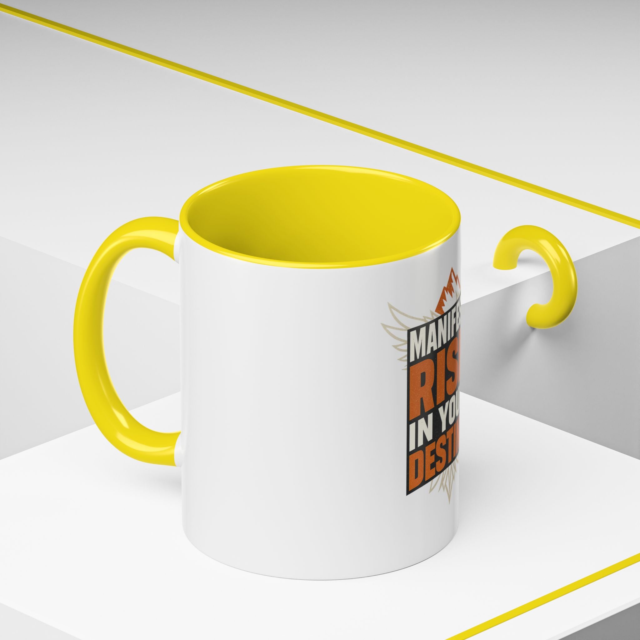 Manifest Rise In Your Destiny Mug | Motivational Coffee Cup
