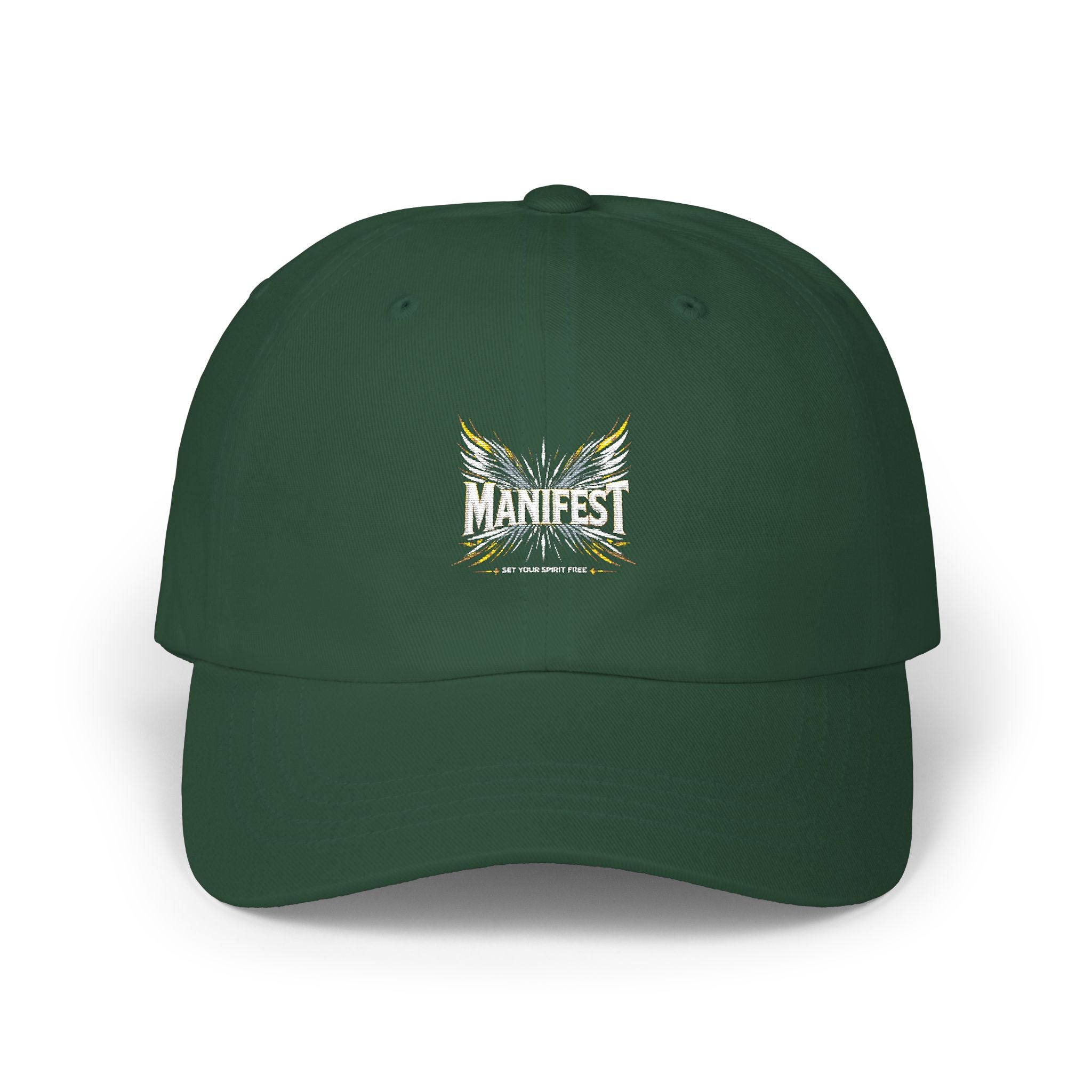 Manifest Graphic Dad Cap | embroidered eagle wings logo
