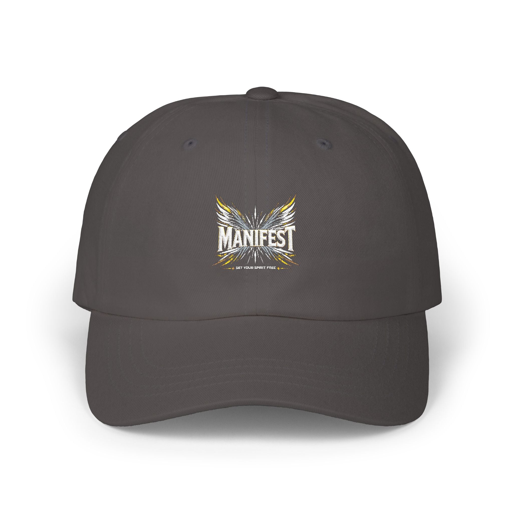 Manifest Graphic Dad Cap | embroidered eagle wings logo