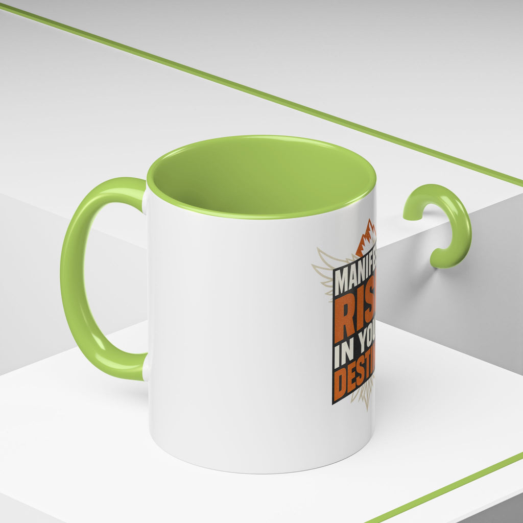 Manifest Rise In Your Destiny Mug | Motivational Coffee Cup