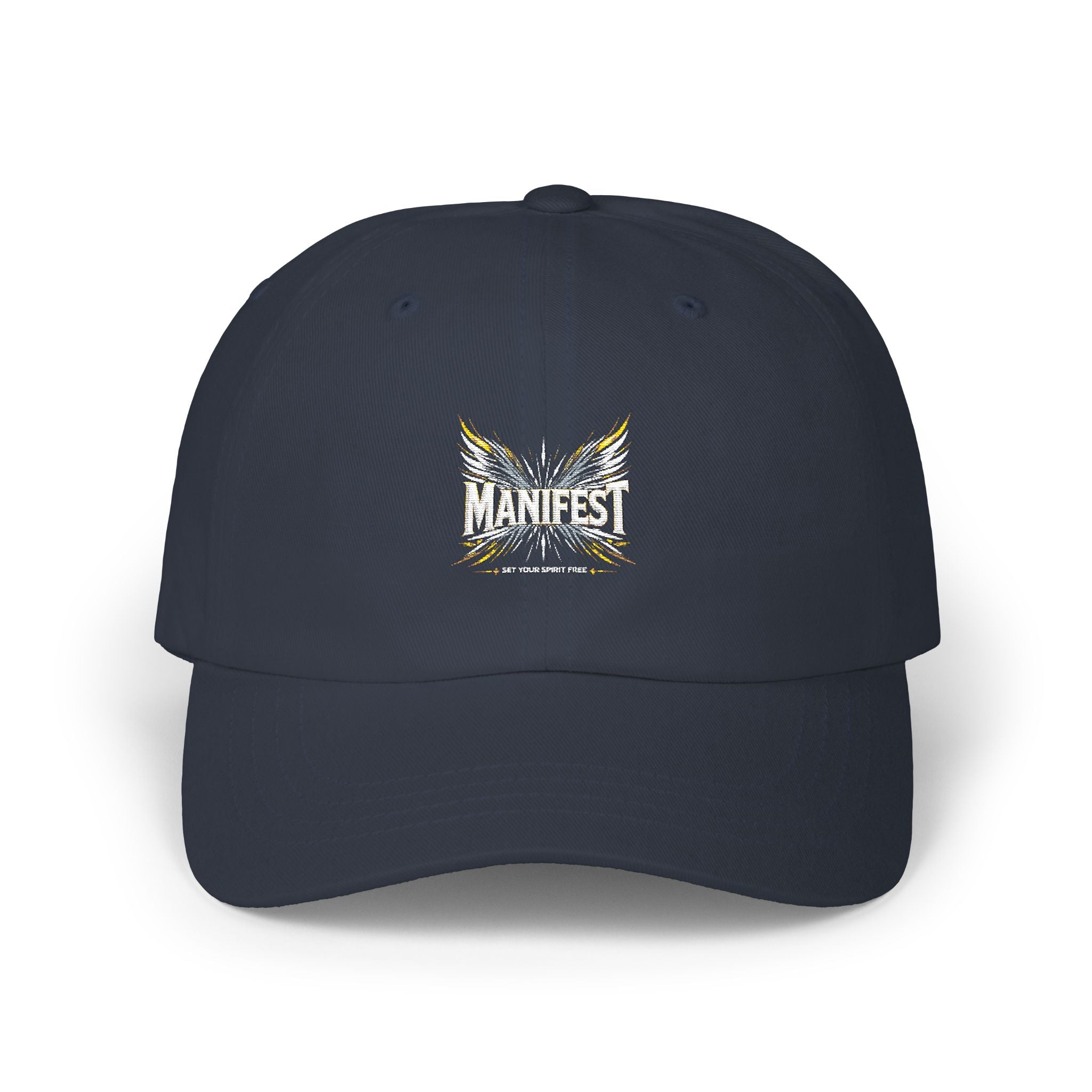 Manifest Graphic Dad Cap | embroidered eagle wings logo