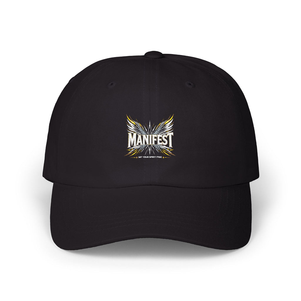 Manifest Graphic Dad Cap | embroidered eagle wings logo