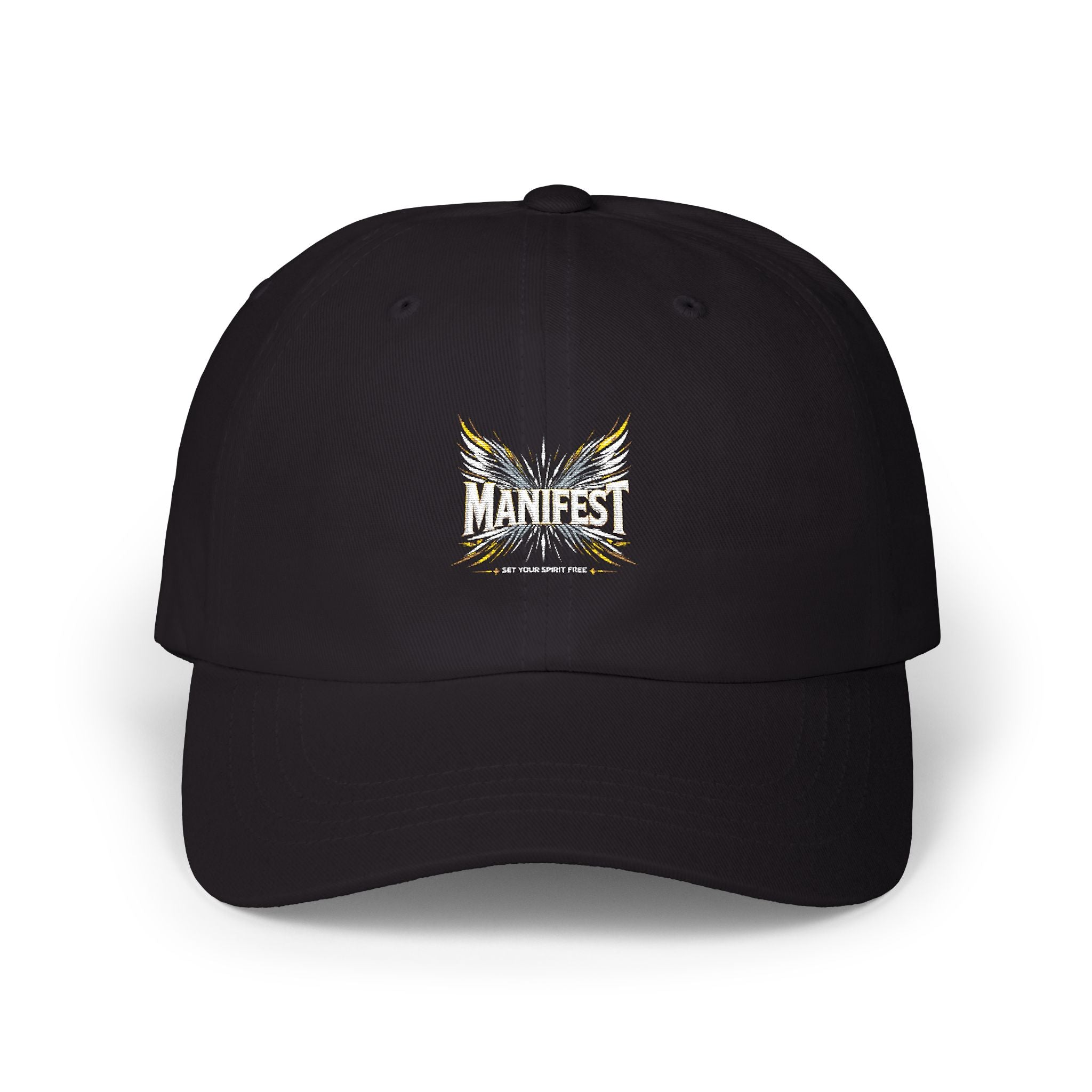 Manifest Graphic Dad Cap | embroidered eagle wings logo