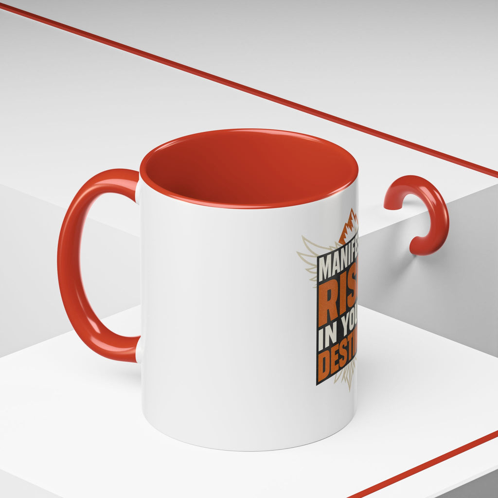 Manifest Rise In Your Destiny Mug | Motivational Coffee Cup