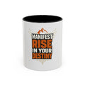 Manifest Rise In Your Destiny Mug | Motivational Coffee Cup