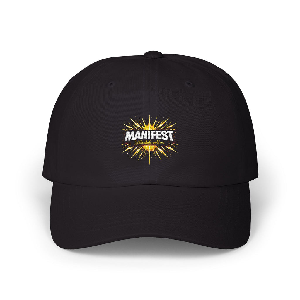 Manifest explosion graphic Dad Cap | Embroidered baseball Hat