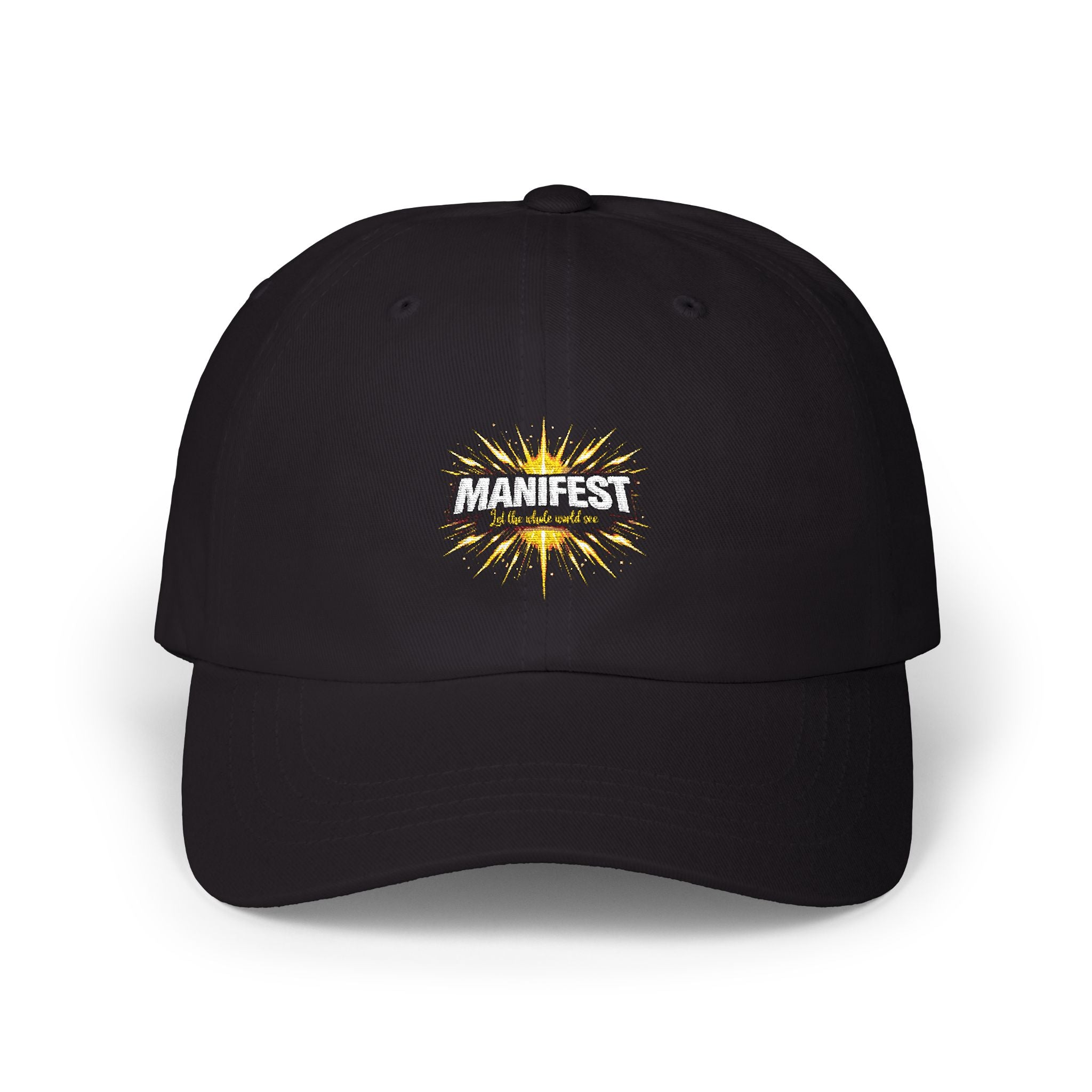 Manifest explosion graphic Dad Cap | Embroidered baseball Hat
