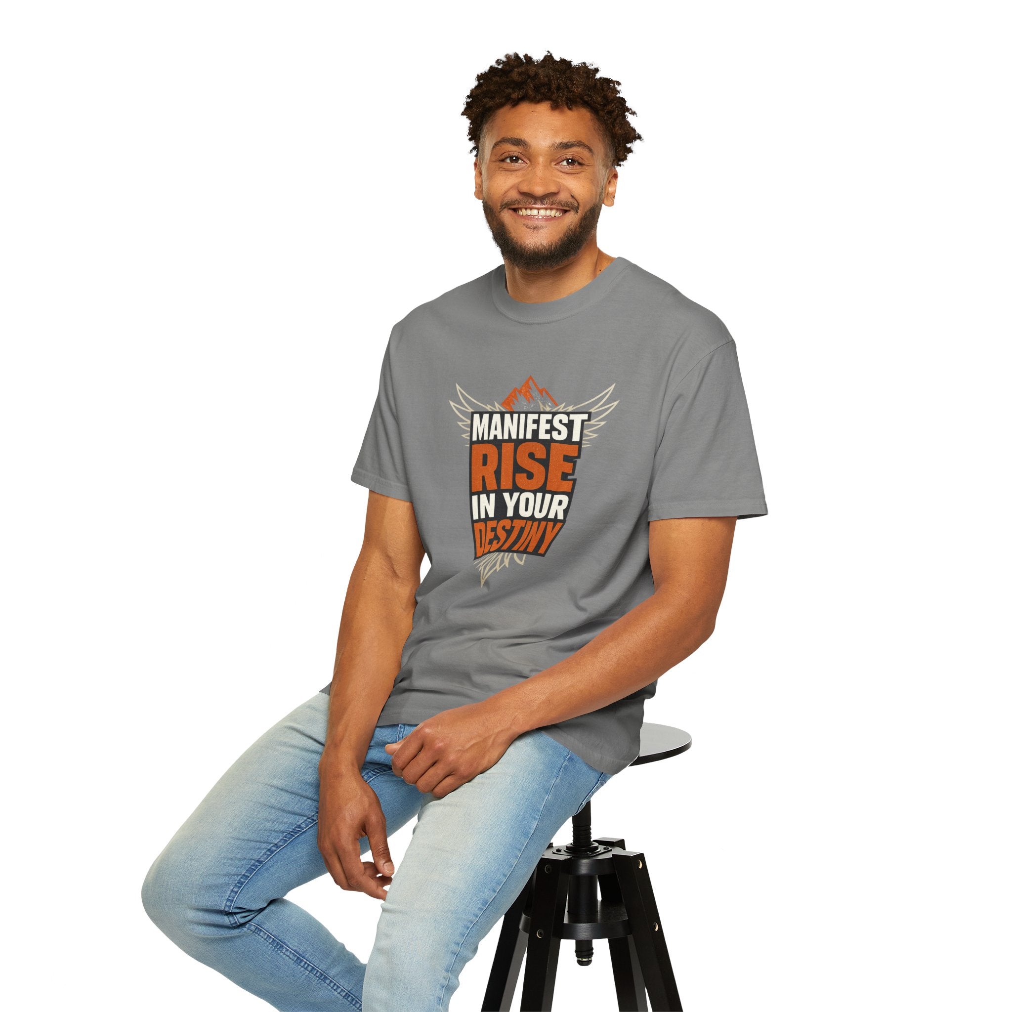 Manifest Rise In Your Destiny T-Shirt — Inspirational Mountain