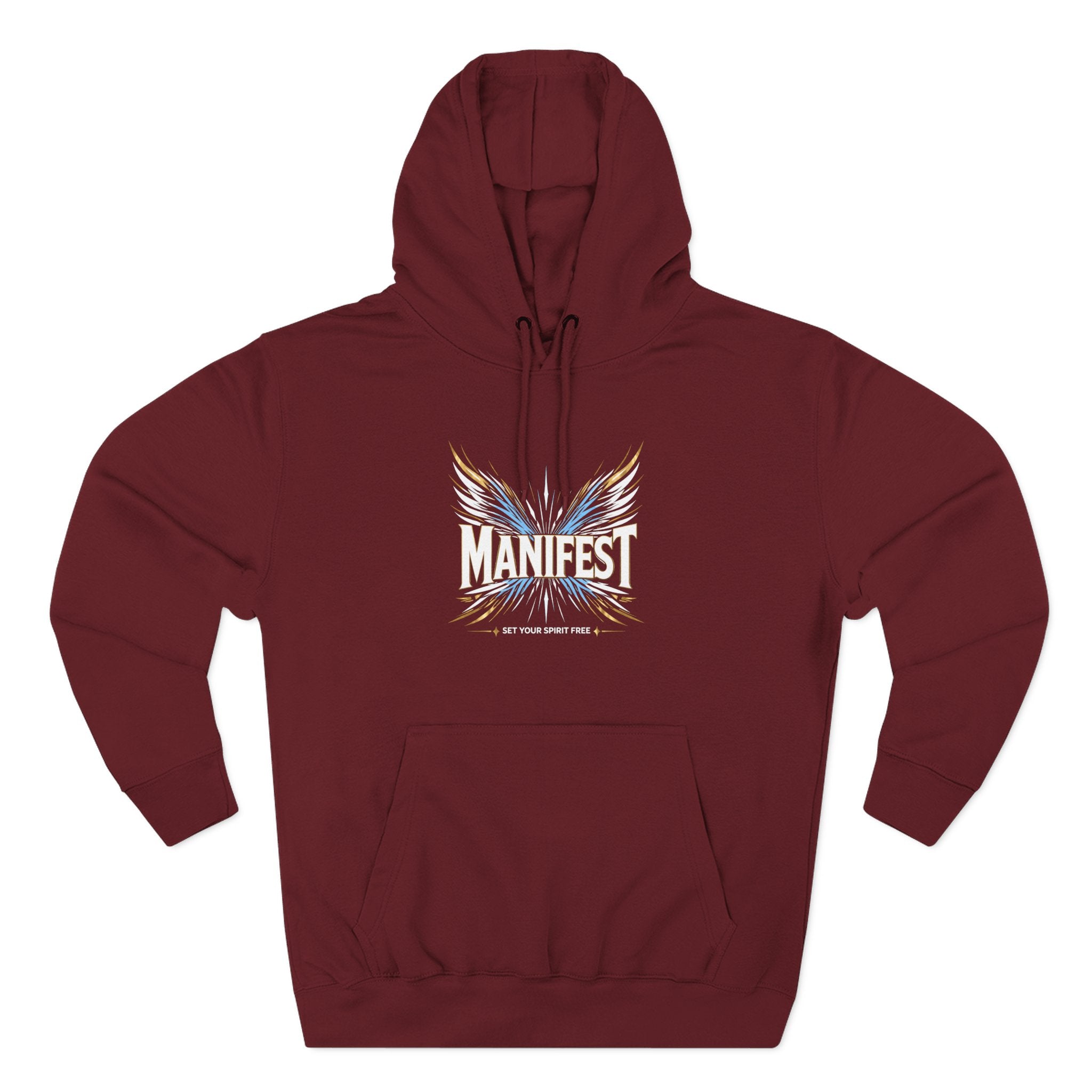 Angel Wings Cross Hoodie | Manifest - Set your sprit free Hoodie