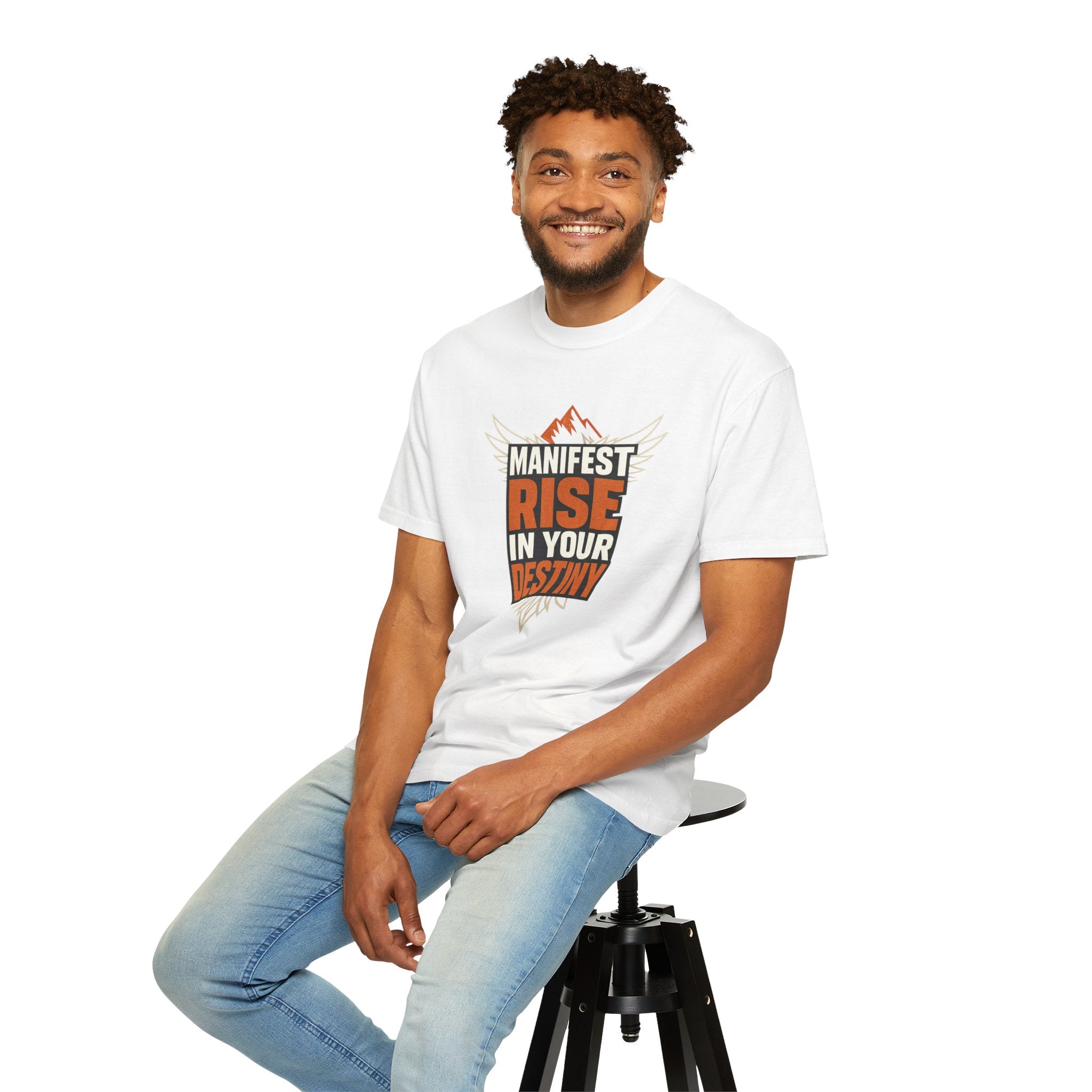 Manifest Rise In Your Destiny T-Shirt — Inspirational Mountain